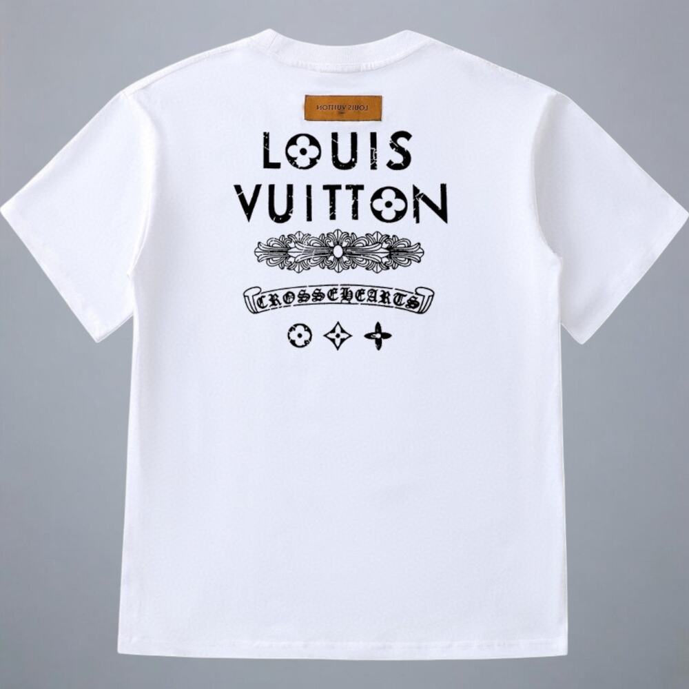 Chrome Hearts Men's White Short Sleeve T-Shirt